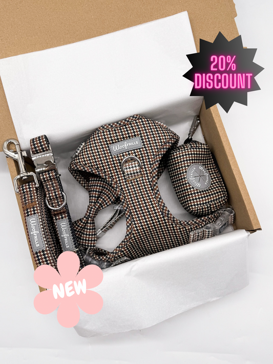 Dog harness, Dog collar and lead set | BUNDLE OF YOUR CHOICE | Heritage Hound