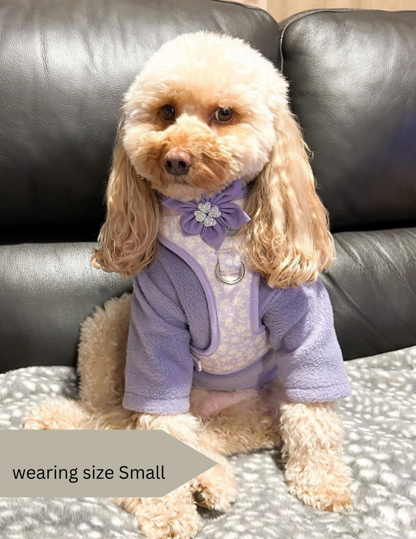 Dog Harness | Bloom me away lilac