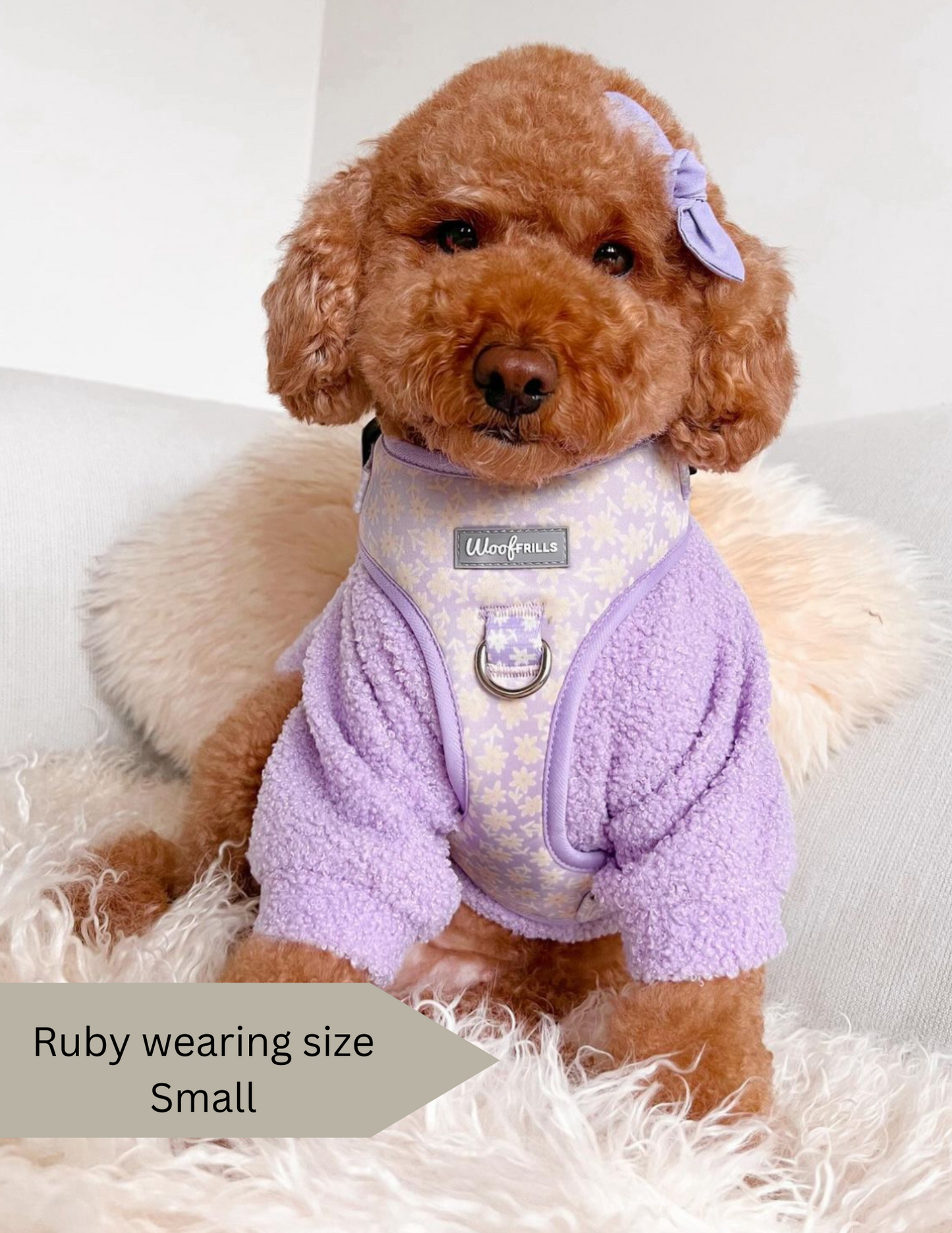 Dog Harness | Bloom me away lilac