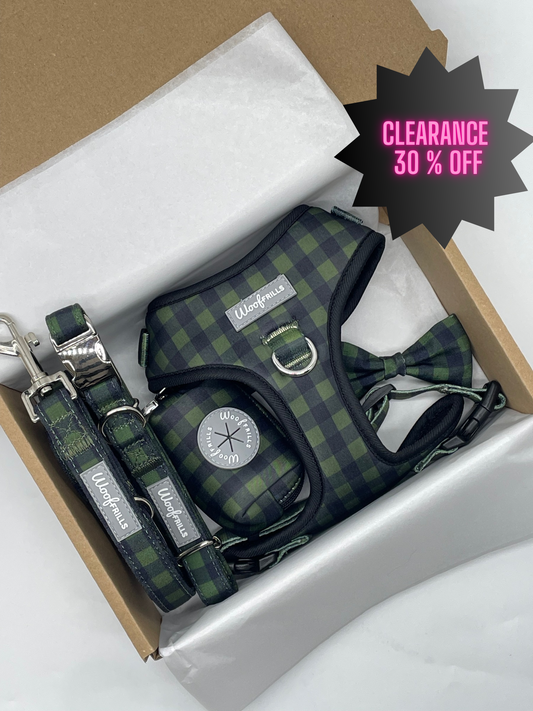 Dog harness, Dog collar and lead set | BUNDLE OF YOUR CHOICE | Pupster Plaid