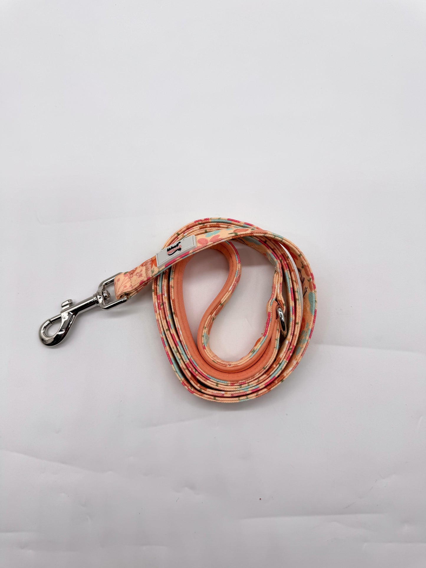 Floral Dog Lead | Peachy Dreams| Soft Handle & Durable