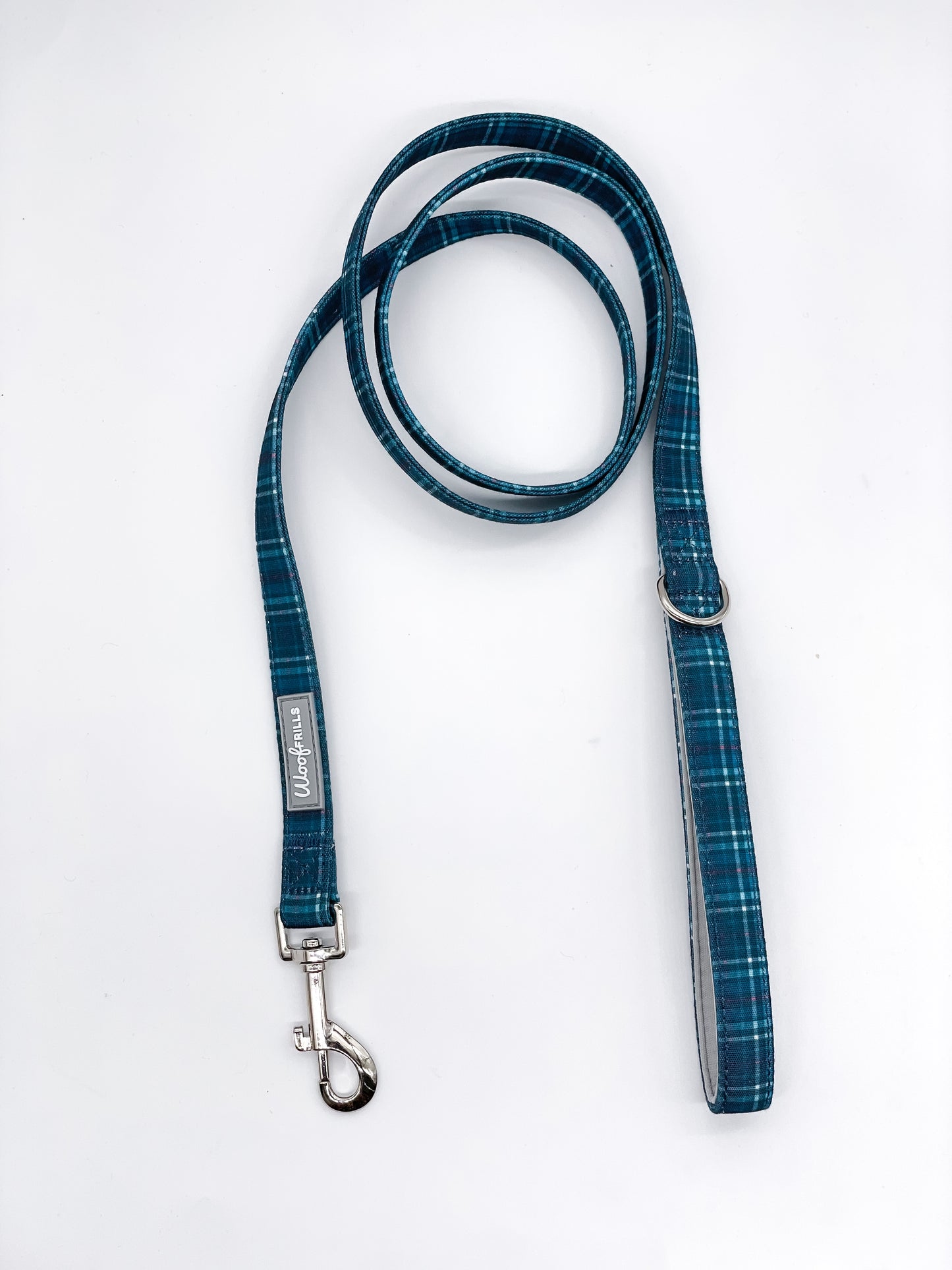 Dog lead | Soft handle | Plaid date