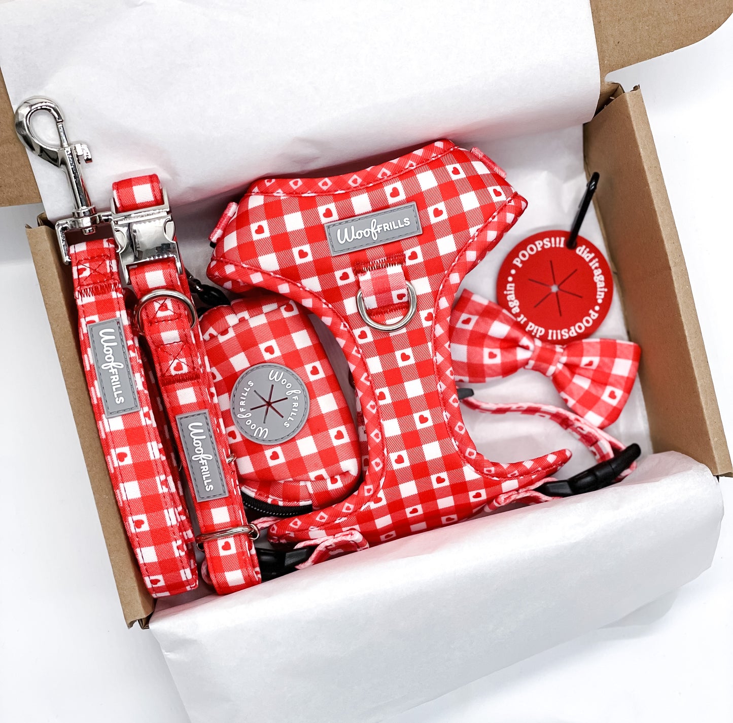 Dog harness, Dog collar and lead set | BUNDLE OF YOUR CHOICE | Picnic to my heart