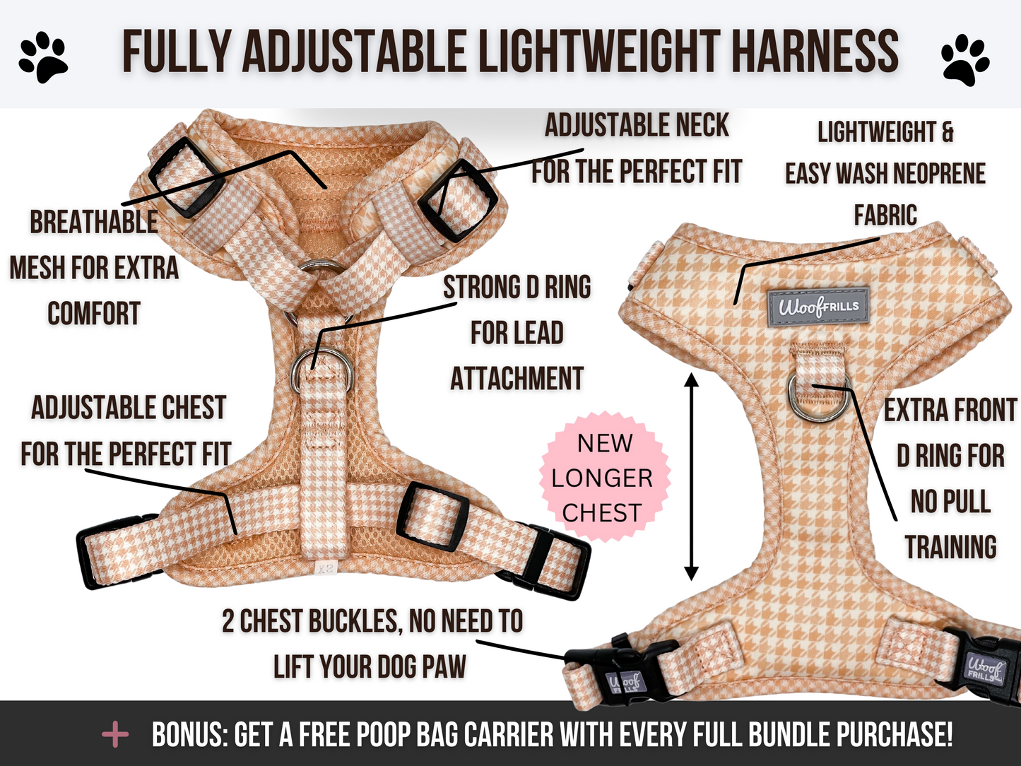 Dog Harness | Peach Please
