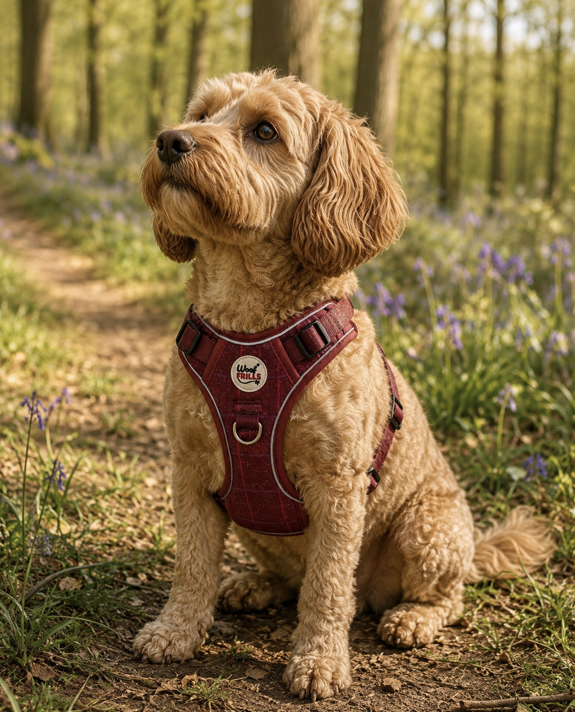 Step in Dog Harness Set | Mulberry Trails | Matching Collar, Lead & Bow | BUNDLE OF YOUR CHOICE