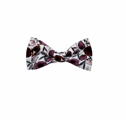 Dog Bow tie - Poppy power