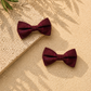 Dog Bow Tie |Mulberry Trails | Elastic Attachment for Collar or Harness