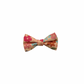 Dog Bow Tie |Peachy Dreams | Elastic Attachment for Collar or Harness