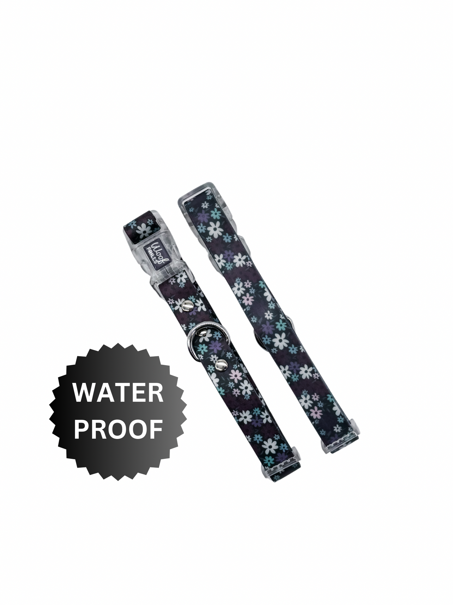 Waterproof Dog Collar | Twilight bloom