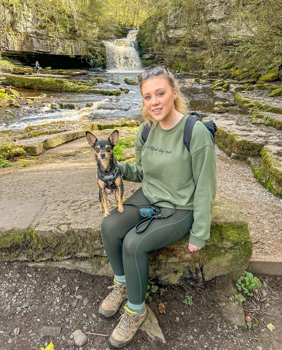 Certified dog mum | Embroidered Hoodie & Sweatshirt