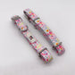 Adjustable floral dog collar Blossom Dreams close up