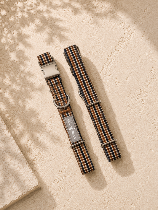 Houndstooth Dog Collar |  Heritage Hound