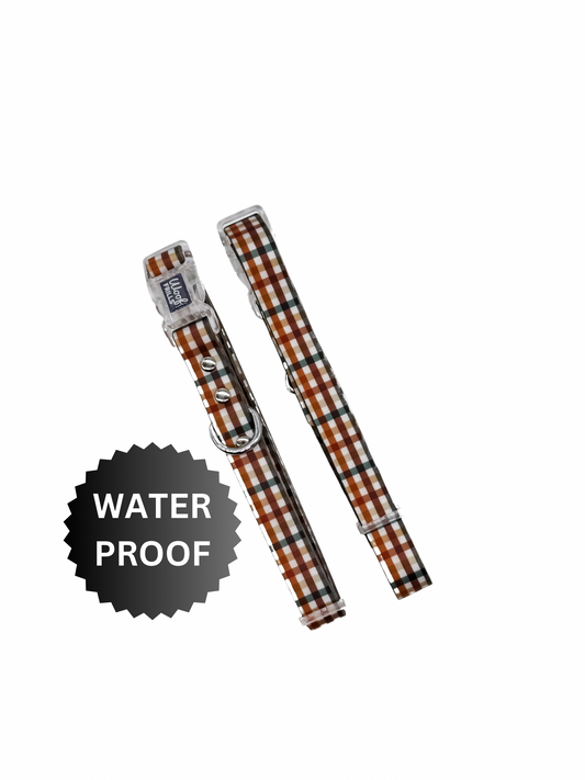 Waterproof Dog Collar | Best i ever plaid