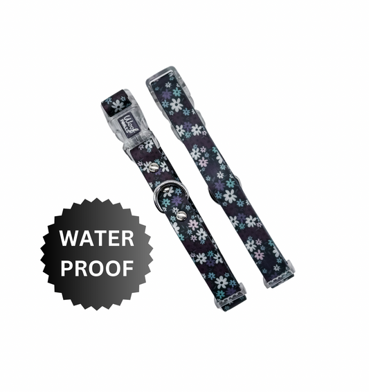 Waterproof Dog Collar | Twilight bloom
