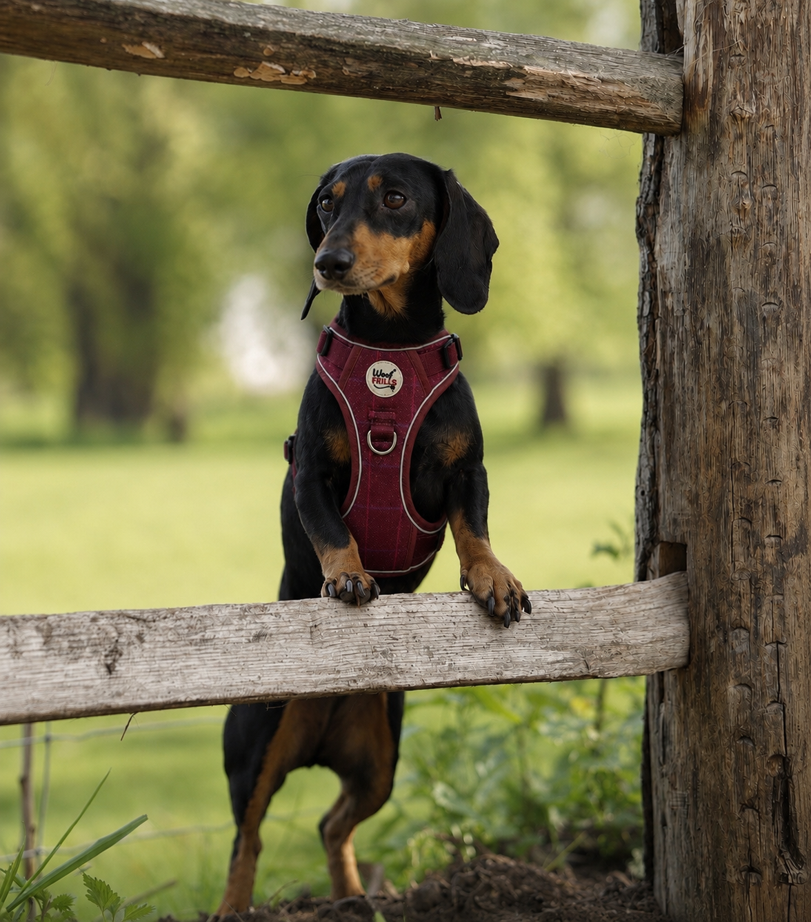 Step in Dog Harness Set | Mulberry Trails | Matching Collar, Lead & Bow | BUNDLE OF YOUR CHOICE