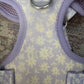SECOND SMALL PATTERN PRINT ERROR| Dog Harness | Bloom me away lilac