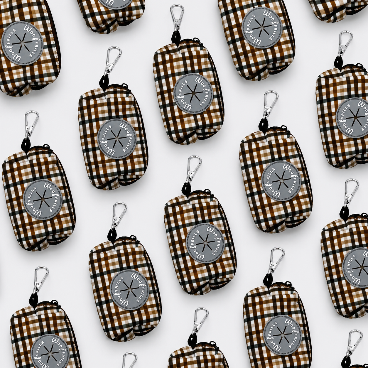 Dog Poop bag holder | Poop bag dispenser | Best i ever plaid