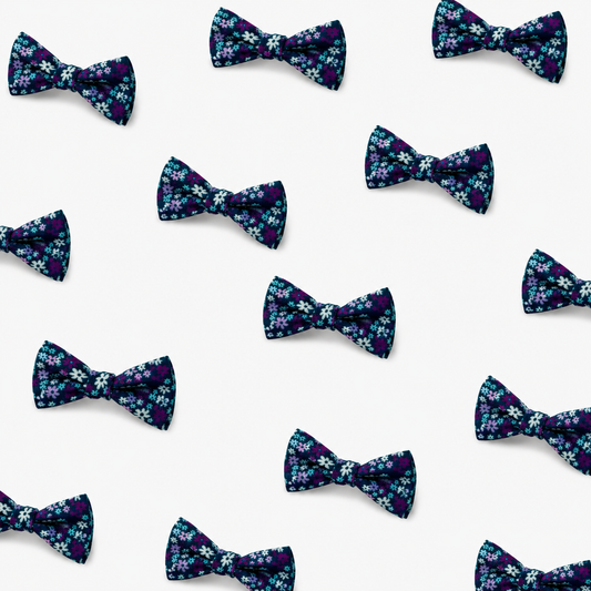 Dog Bow tie - Twilight Bloom