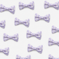 Dog Bow tie - Bloom me away Lilac
