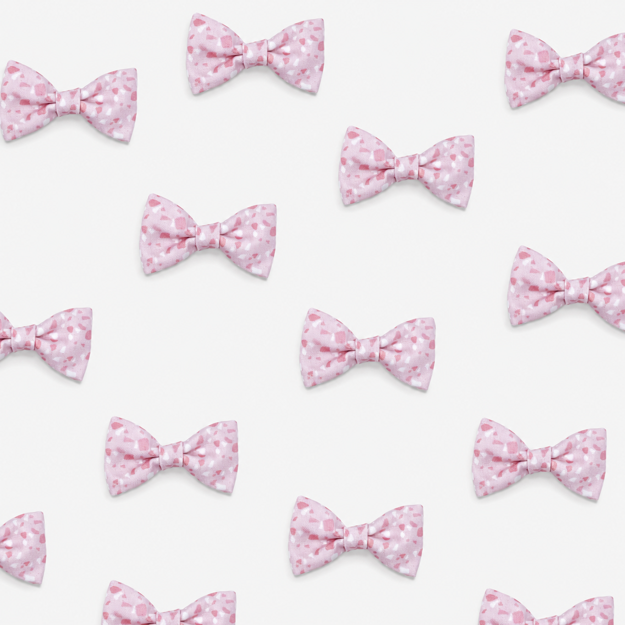 Dog Bow tie - Blushing with Love