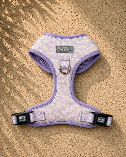 Dog Harness | Bloom me away lilac
