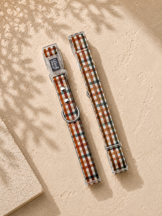 Waterproof Dog Collar | Best i ever plaid