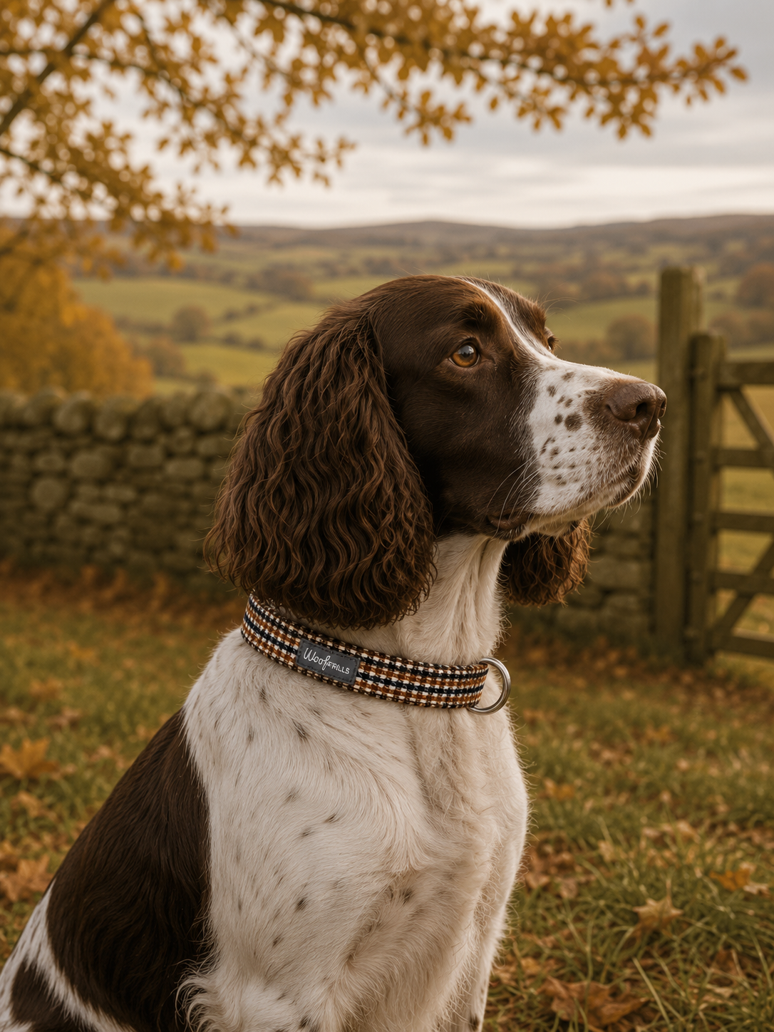 Houndstooth Dog Collar |  Heritage Hound