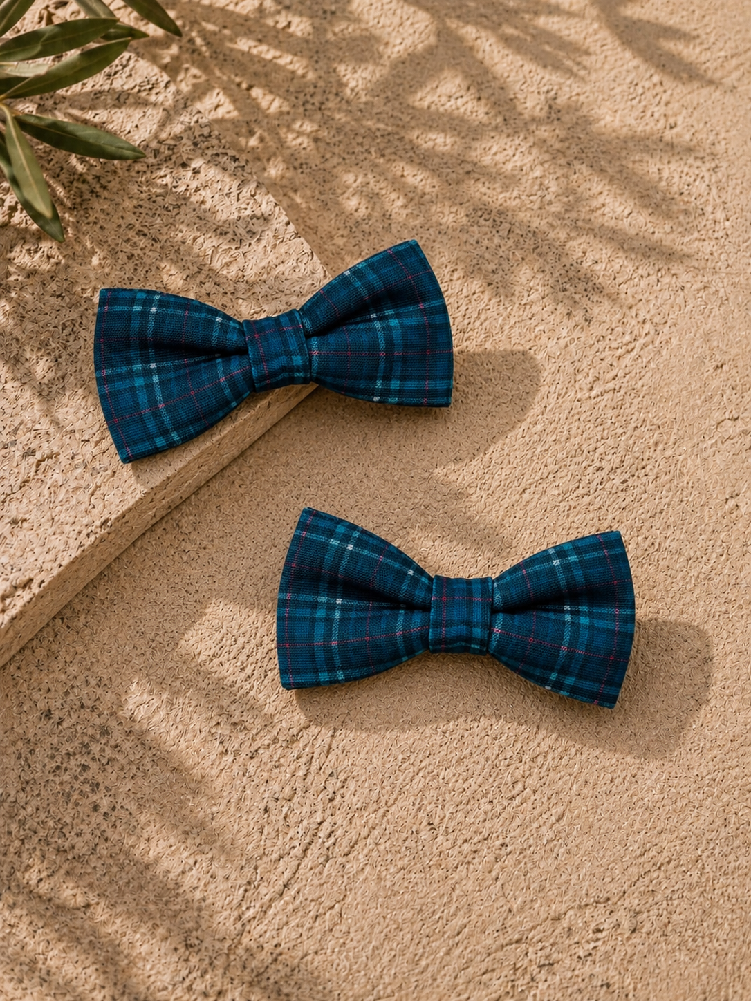 Tartan Dog Bow tie - Plaid Date