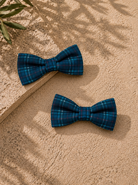 Tartan Dog Bow tie - Plaid Date