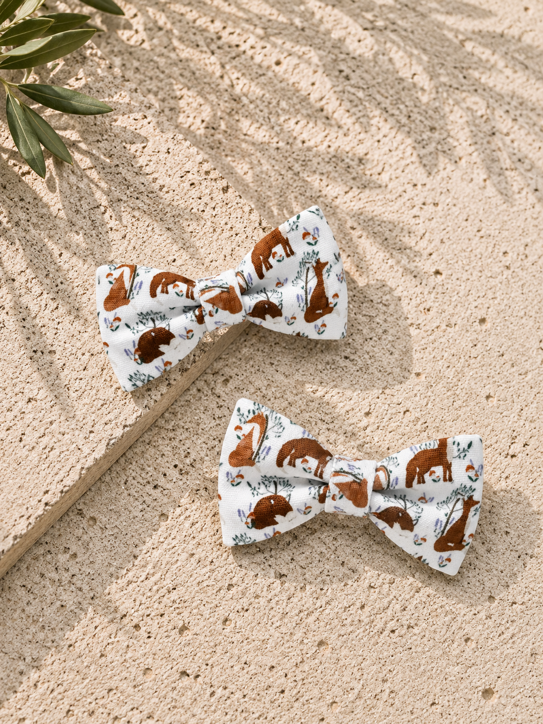 Dog Bow tie - Enchanted Fox
