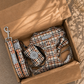 Dog harness , Dog collar and lead set | BUNDLE OF YOUR CHOICE |  Best i ever plaid - With waterproof matching collar & leash