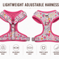 Floral Dog Harness Set – Blossom Dreams | Matching Collar, Lead & Bow | BUNDLE OF YOUR CHOICE