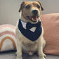 Navy blue wedding tuxedo with bow tie of your choice - Woof Frills