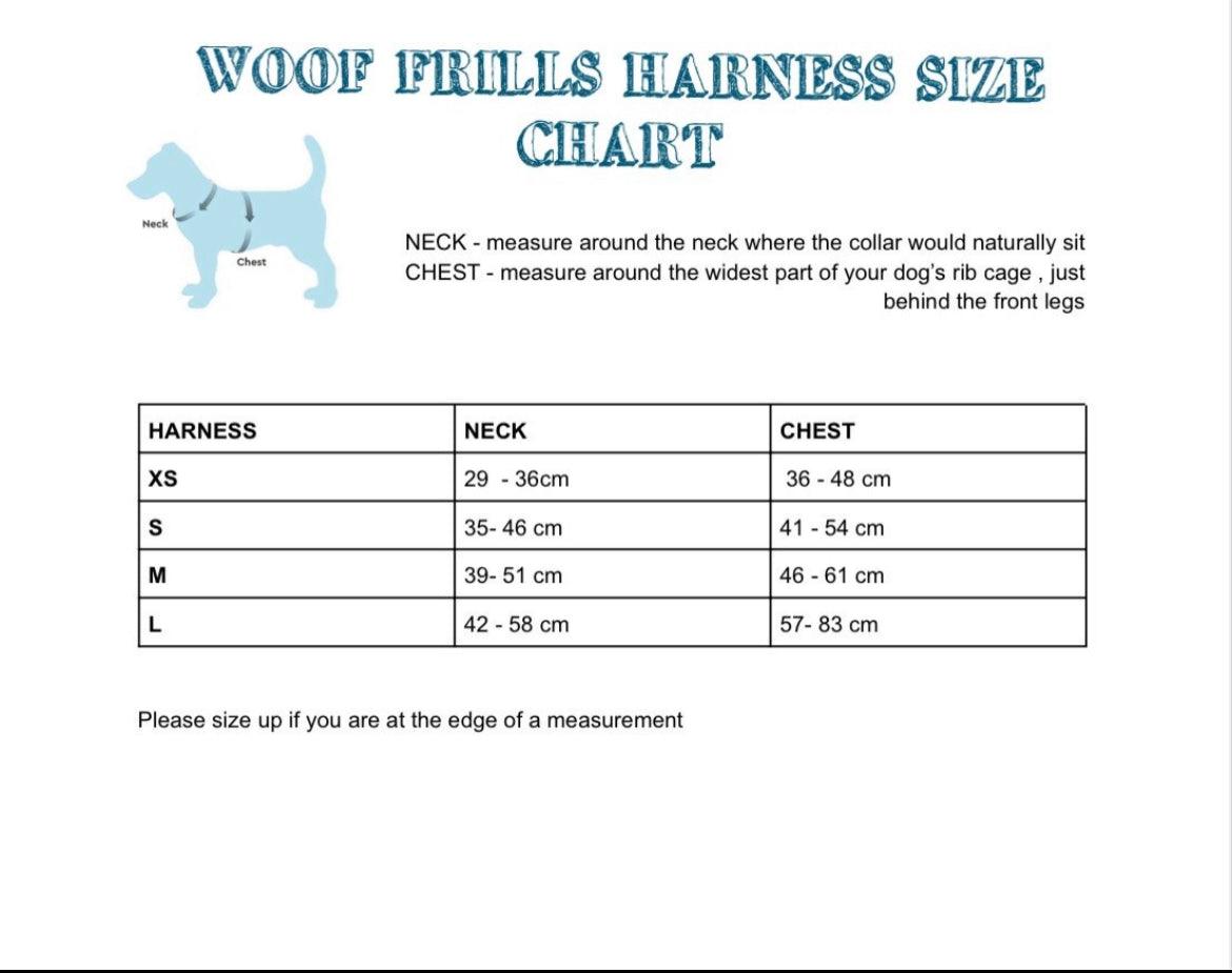 Princess Dino - Adjustable Harness - Woof Frills