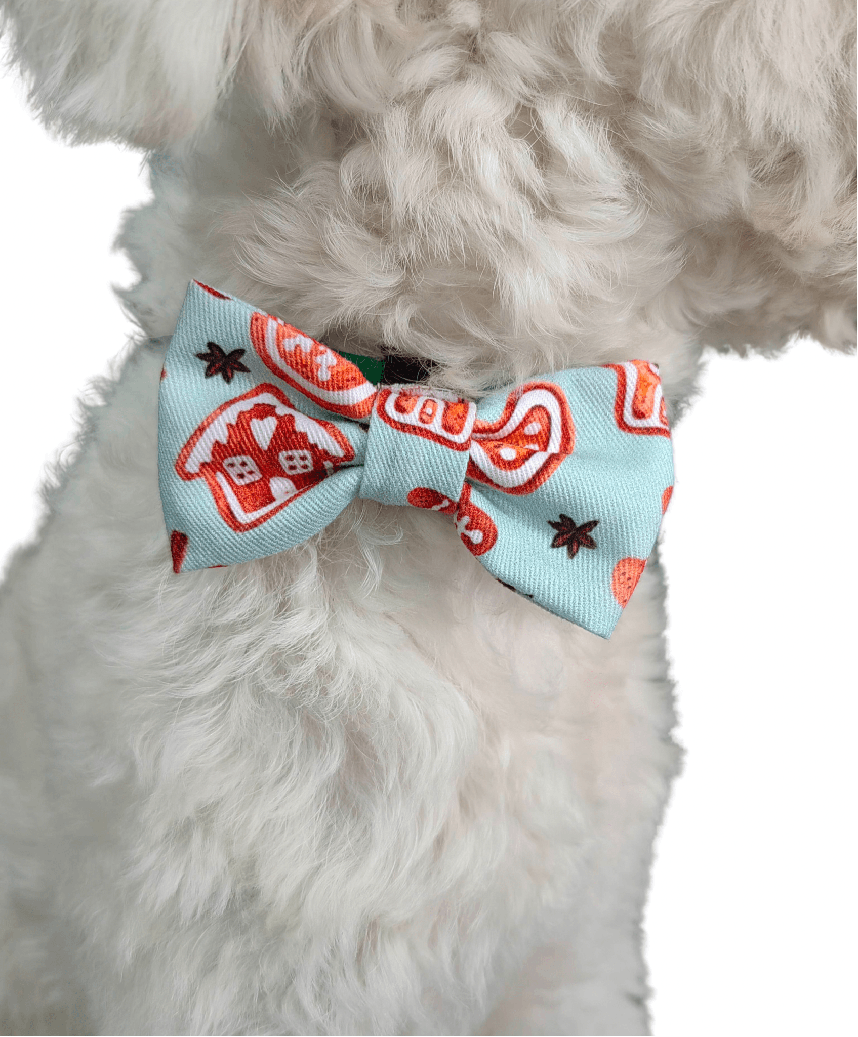 Dog Bow Tie SMALL - Oh Crumbs it’s Christmas - Woof Frills