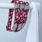 Red daisies - Adjustable  Collar - Woof Frills