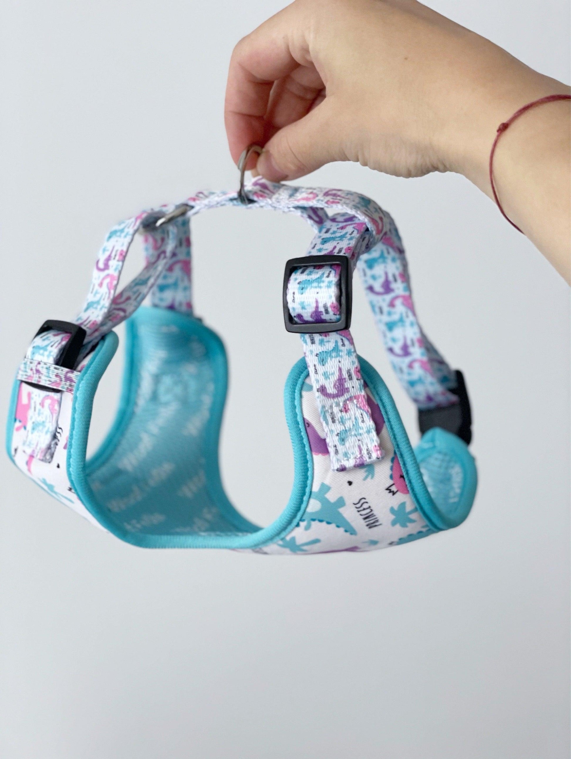 Princess Dino - Adjustable Harness - Woof Frills