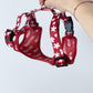 Red Daisies- Adjustable Harness - Woof Frills