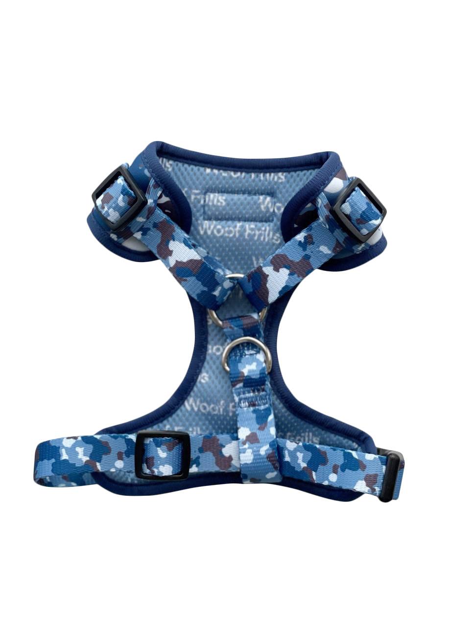 Camouflage - Adjustable Harness - Woof Frills